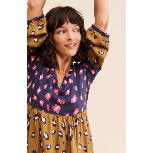 VILAGALLO Tiered Midi Dress - Picture 3 of 4